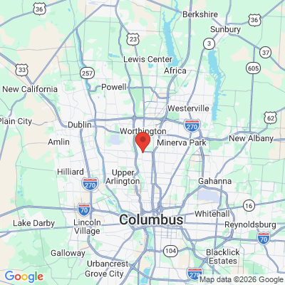 Map to  office in Columbus, OH