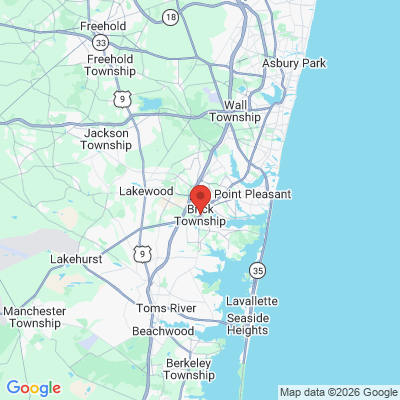Map to  office in Brick, NJ