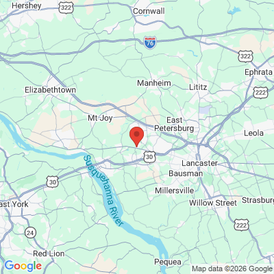Map to  office in Lancaster, PA