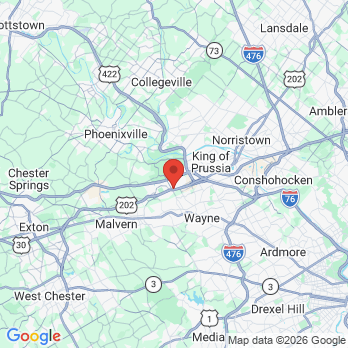 Map to Primary Office office in Wayne, PA