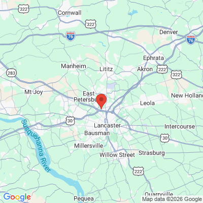 Map to  office in Lancaster, PA