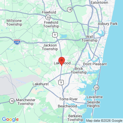 Map to  office in Lakewood Family And Cosmetic Dental Care