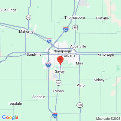 Map to  office in Savoy, IL