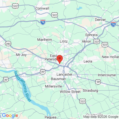 Map to  office in Lancaster, PA