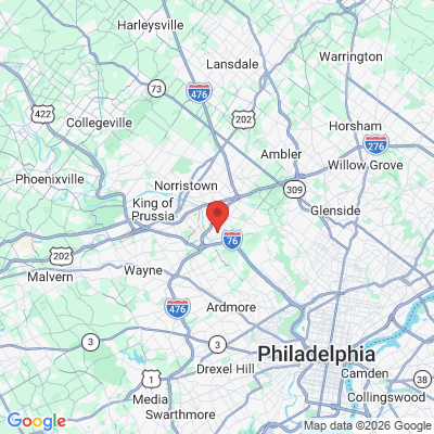 Map to  office in Conshohocken, PA