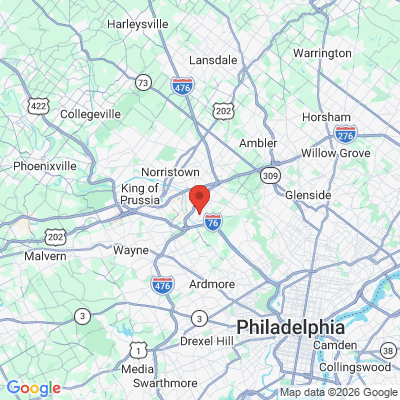 Map to  office in Conshohocken, PA
