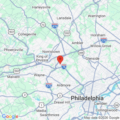 Map to  office in Conshohocken, PA
