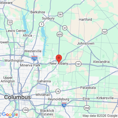 Map to  office in New Albany, OH