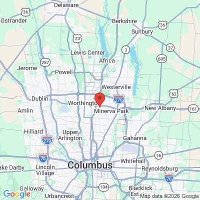 Map to  office in Columbus, OH