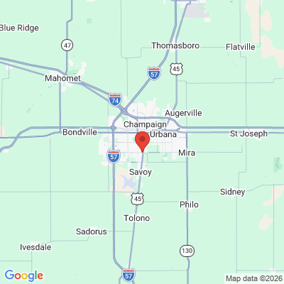 Map to  office in Champaign, IL
