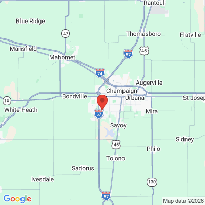 Map to  office in Champaign, IL