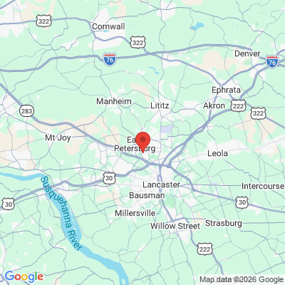 Map to  office in Lancaster, PA