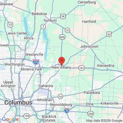 Map to  office in New Albany, OH