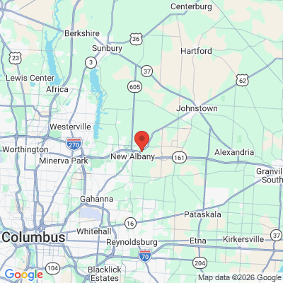 Map to  office in New Albany, OH