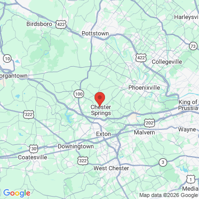 Map to  office in Chester Springs, PA