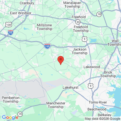 Map to  office in Township Of Jackson, NJ