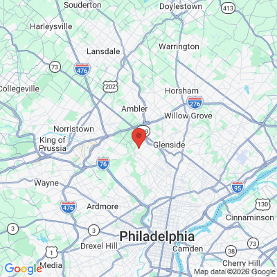 Map to  office in Erdenheim, PA