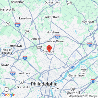 Map to  office in Wyncote, PA