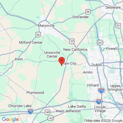 Map to  office in Plain City, OH