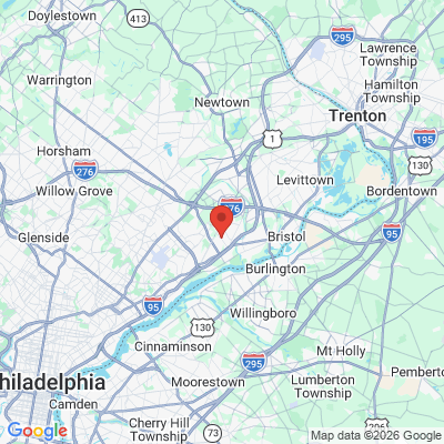 Map to  office in Bensalem, PA
