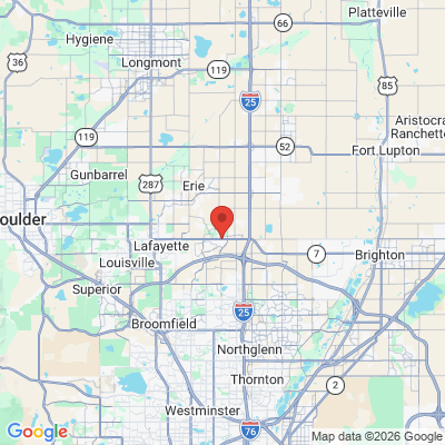 Map to  office in Erie, CO