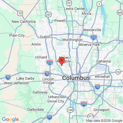Map to  office in Columbus, OH