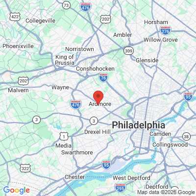 Map to  office in Ardmore, PA