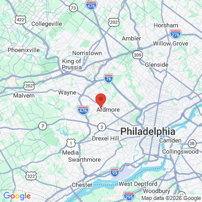 Map to  office in Haverford, PA