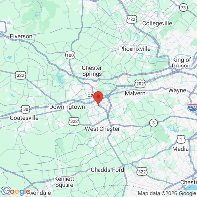 Map to  office in West Chester, PA