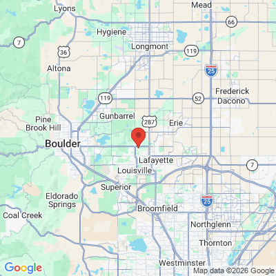Map to  office in Lafayette, CO