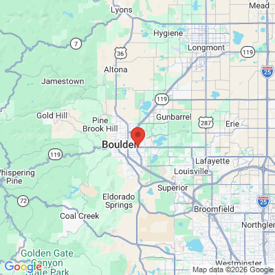 Map to  office in Boulder, CO