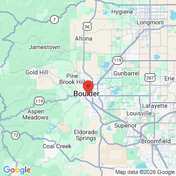 Map to Primary Office office in Boulder, CO