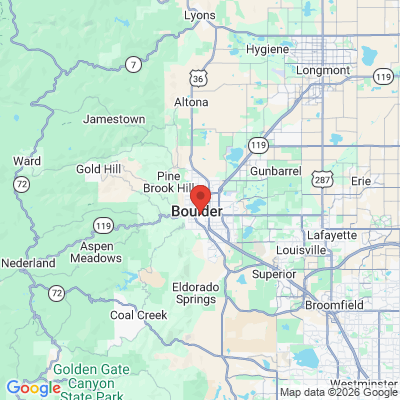 Map to  office in Boulder, CO