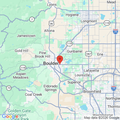 Map to  office in Boulder Total Dentistry