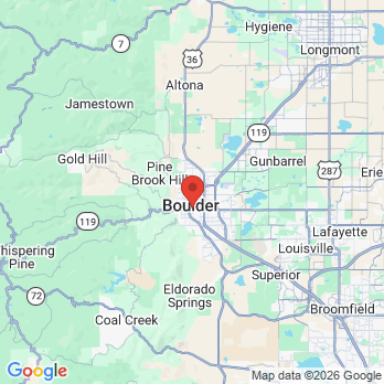 Map to Primary Office office in Boulder, CO