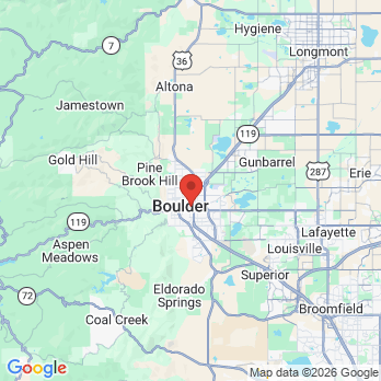 Map to Aesthetic Dentistry of Boulder office in Boulder, CO
