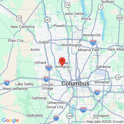 Map to  office in Columbus, OH