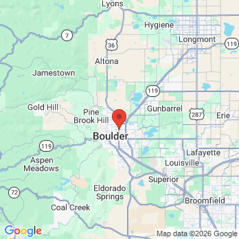 Map to BPD- Old Location office in Boulder, CO