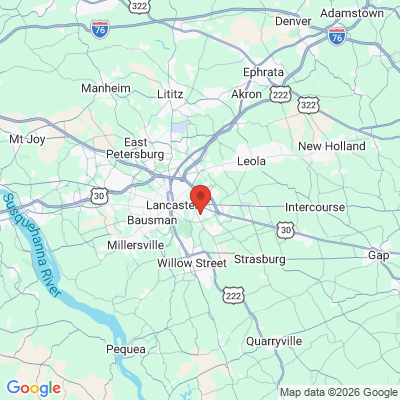 Map to  office in Lancaster, PA