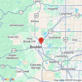 Map to Primary Office office in Boulder, CO