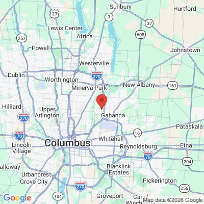 Map to  office in Columbus, OH