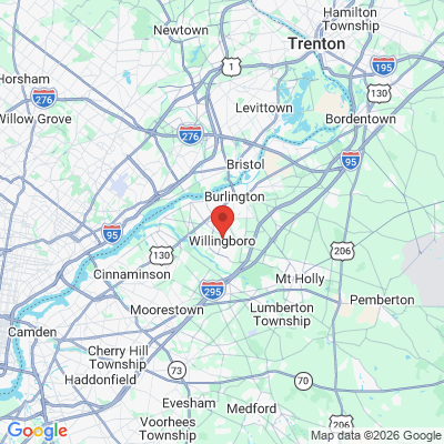 Map to  office in Willingboro, NJ