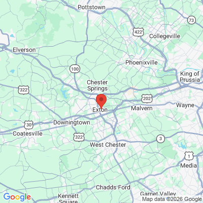 Map to  office in Exton, PA