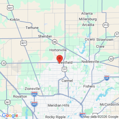 Map to  office in Westfield, IN