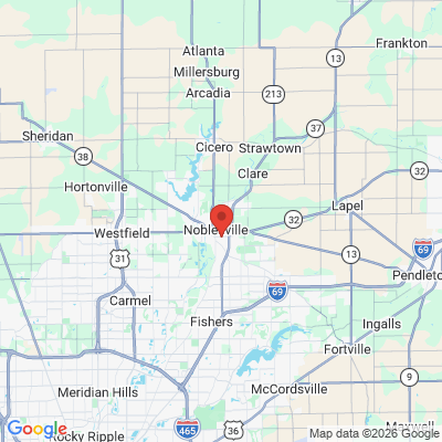 Map to  office in Noblesville, IN