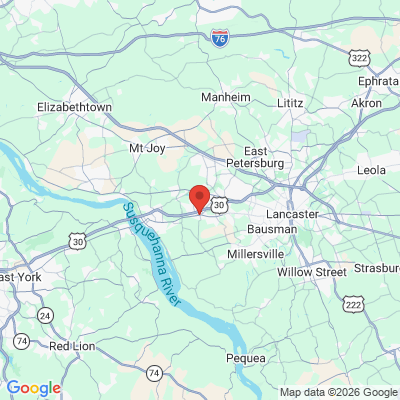 Map to  office in Bender Dental Group