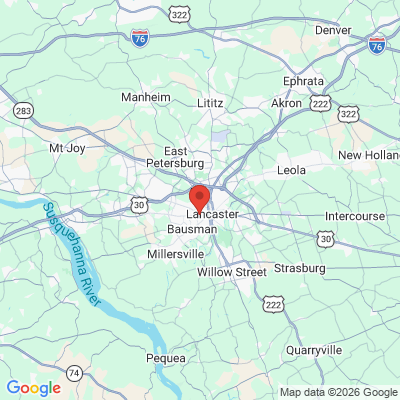Map to  office in Lancaster, PA