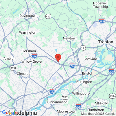 Map to  office in Feasterville Trevose, PA