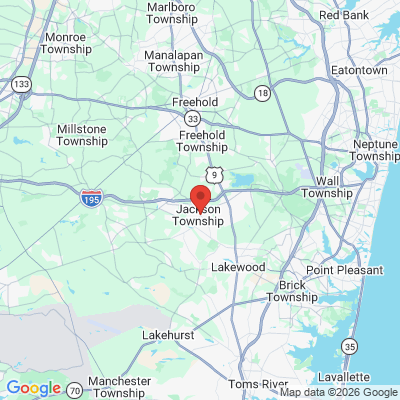 Map to  office in Jackson, NJ