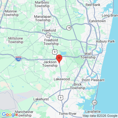 Map to  office in Township Of Howell, NJ